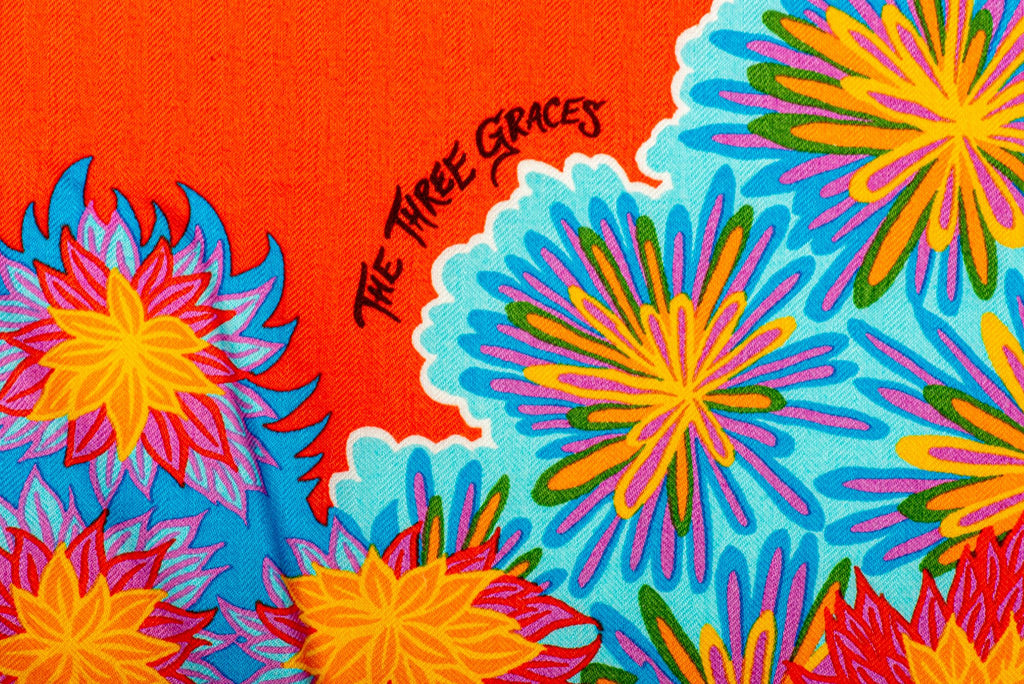 Hermès NIB Pink The three graces Shawl