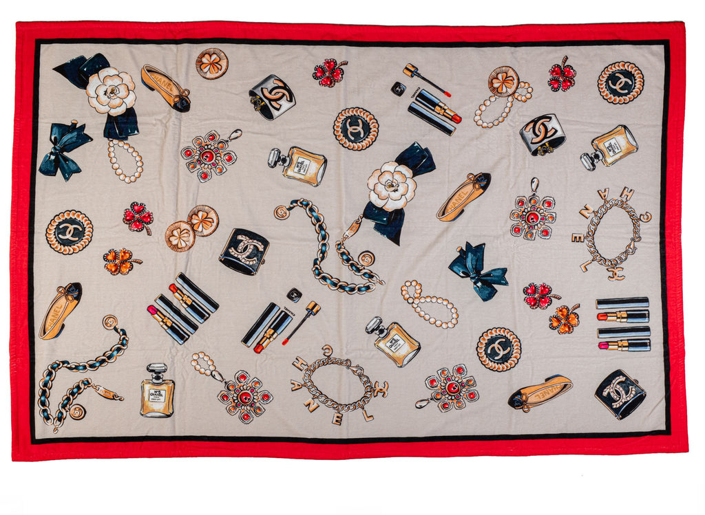 Chanel New Red Beach Set Icons Design