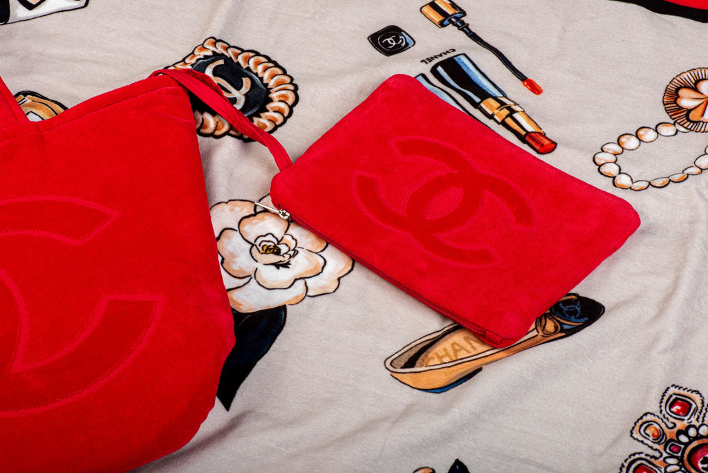 Chanel New Red Beach Set Icons Design