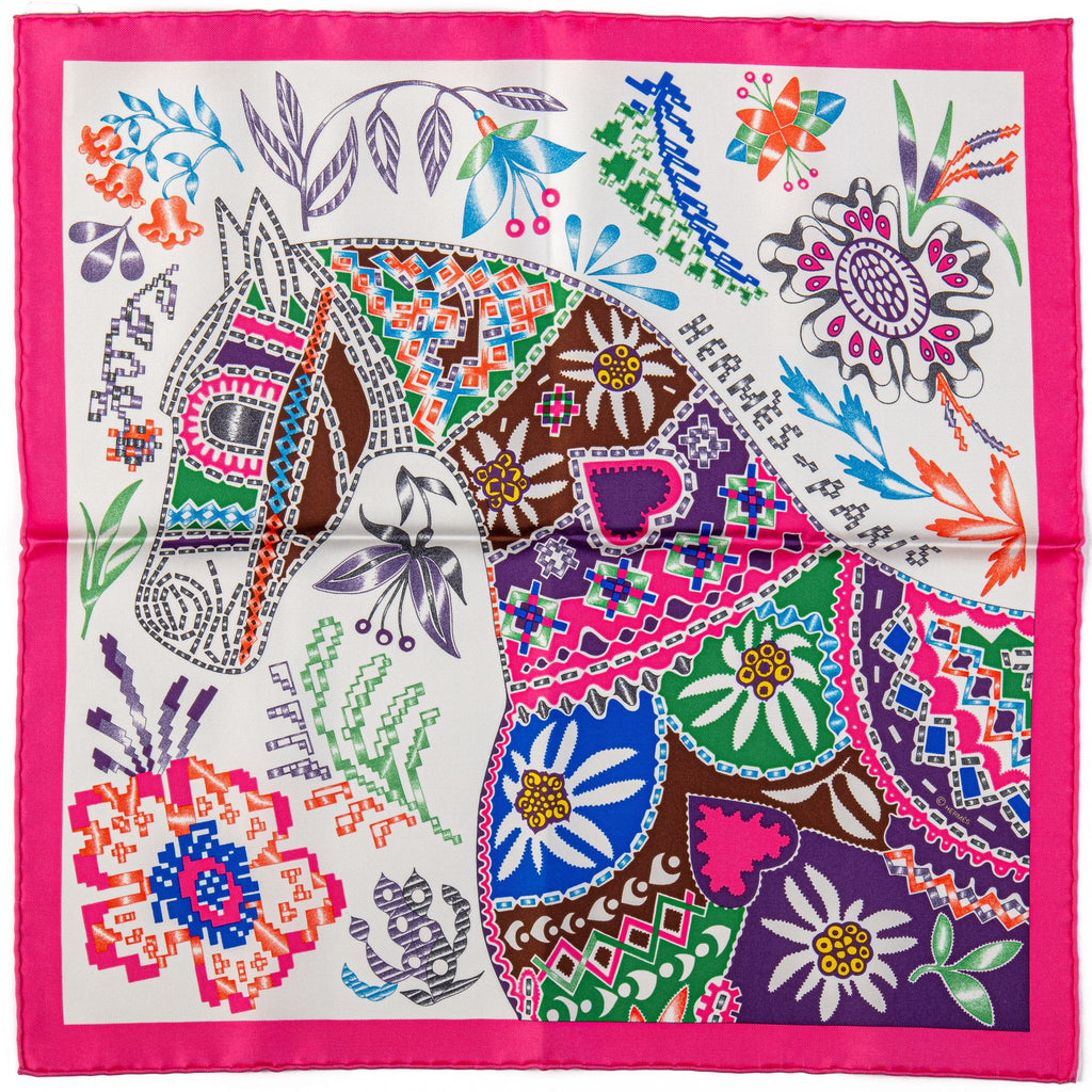 Hermès En attendant Ulysse Silk Gavroche