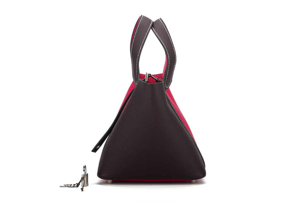 Hermès NIB Picotin 18 Rose Extreme Brown