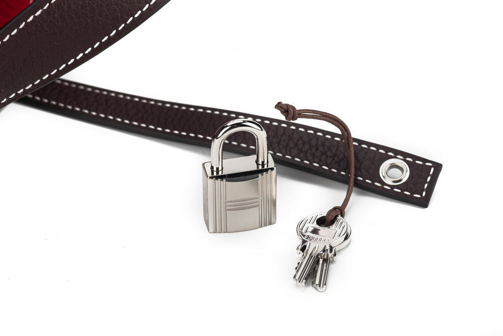 Hermès NIB Picotin 18 Rose Extreme Brown