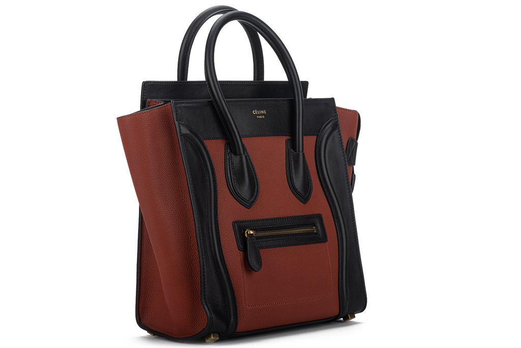 Celine New Bicolor Micro Luggage Bag