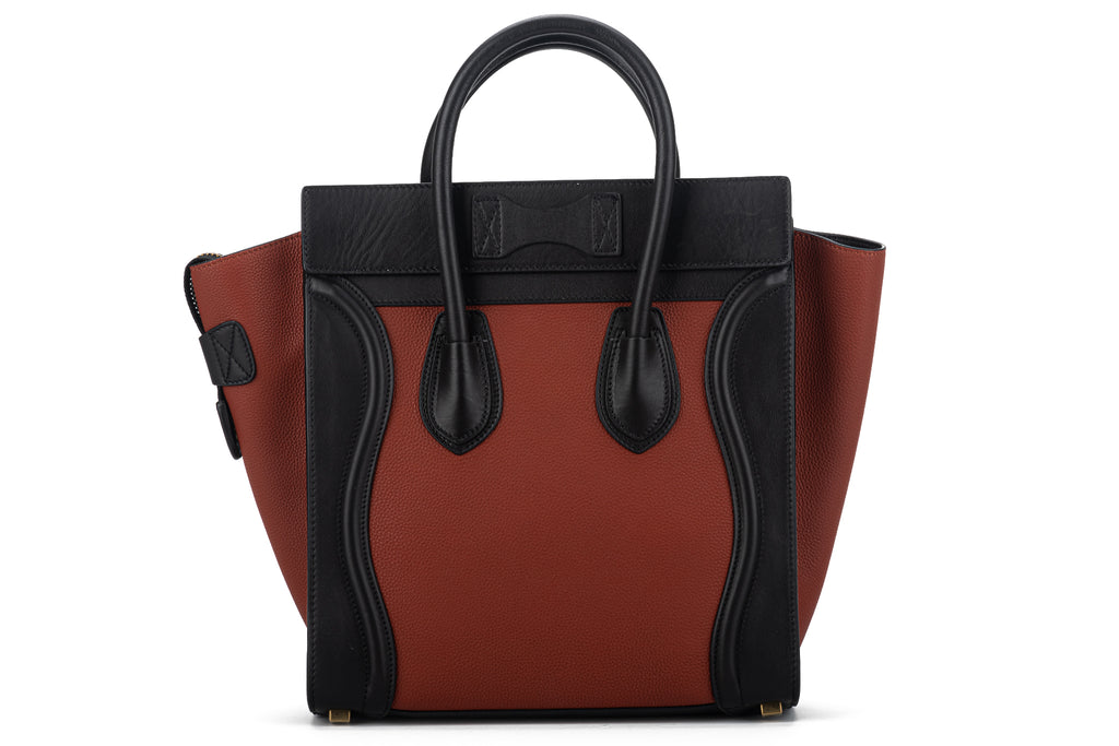 Celine New Bicolor Micro Luggage Bag