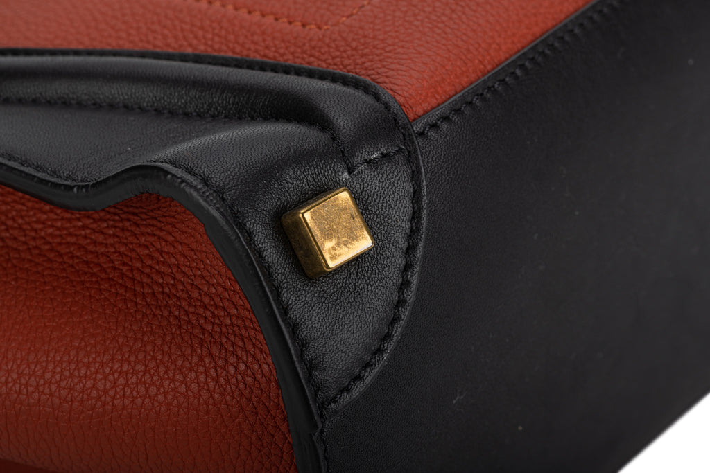 Celine New Bicolor Micro Luggage Bag