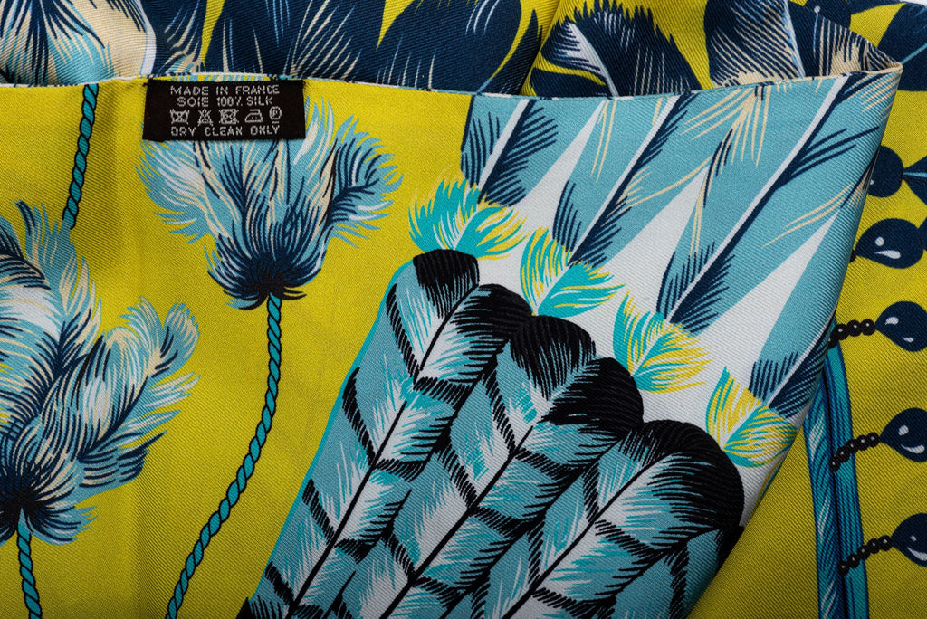 Hermès Box Lime Brazil Maxi Twilly