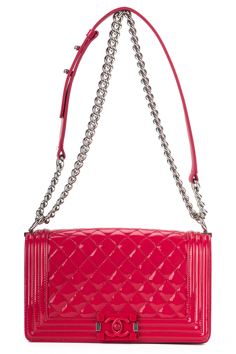 Chanel Patent Leather Old Boy