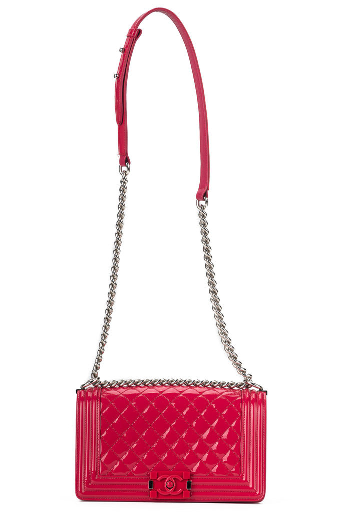 Chanel Patent Leather Old Boy