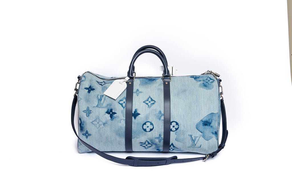 Vuitton LIm.Ed. Blue Watercolor Keepall