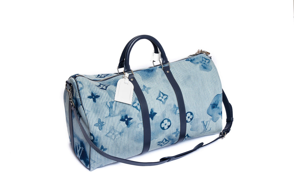 Vuitton LIm.Ed. Blue Watercolor Keepall