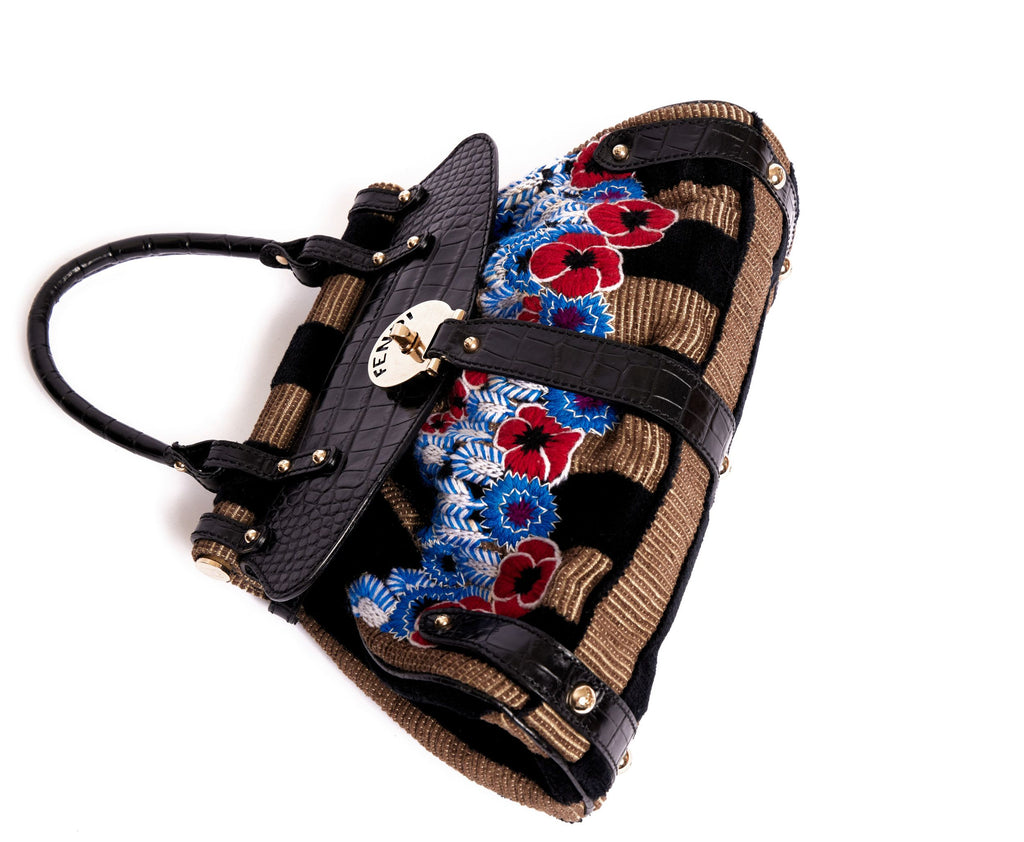 Fendi Embroidered Bag Limited Edition