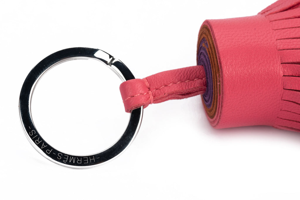 Hermès Carmen Key Ring Rose Pourpre