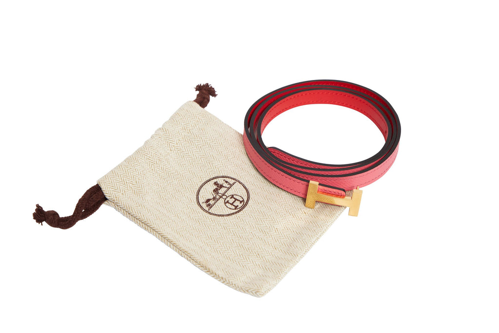 Hermes Constance Pink Pochette/Belt
