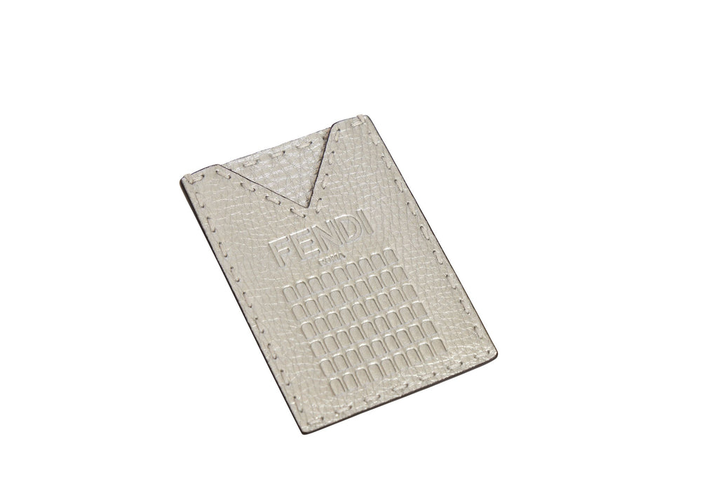 Fendi Silver Card Holder 90 Anniversary