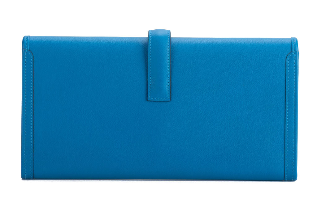 Hermès Blue Hydra Swift Jige Elan BNIB