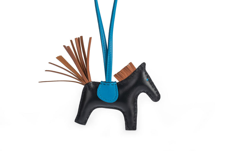 Hermès Grigri Rodeo PM Black Bag Charm
