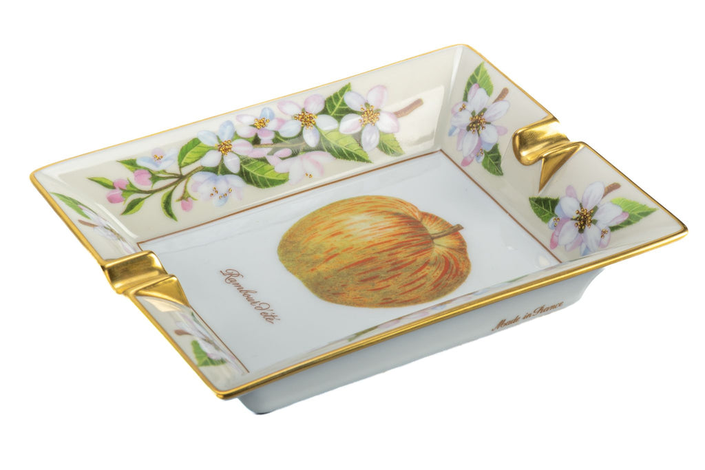 Hermes Apple White Porcelain Ashtray