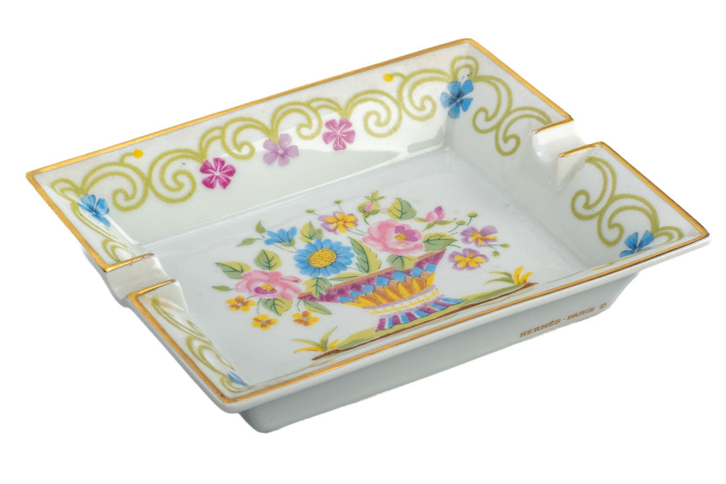 Hermes Flowerpot Porcelain Ashtray