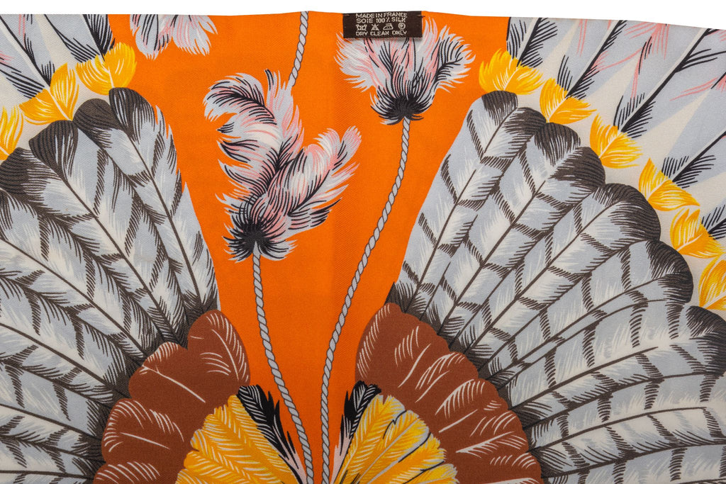 Hermès Coral Brazil Maxi Twilly Scarf BN