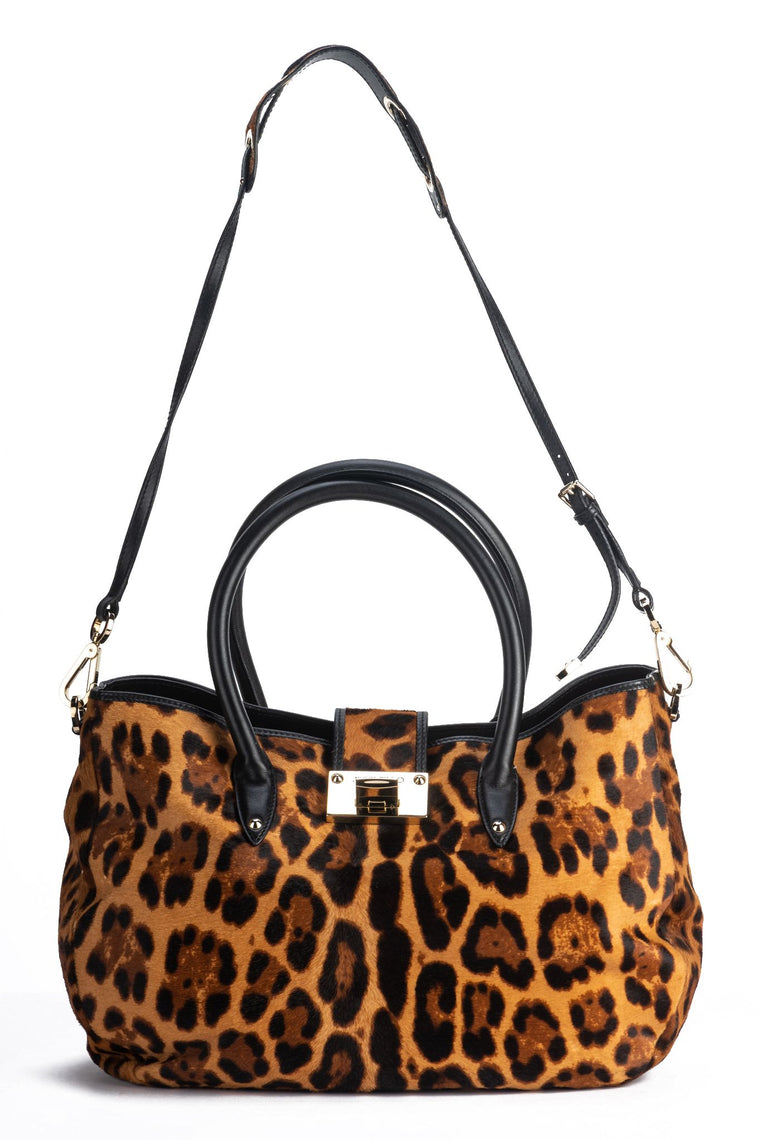 Jimmy Choo Cheetah Pony Hair Bag New
