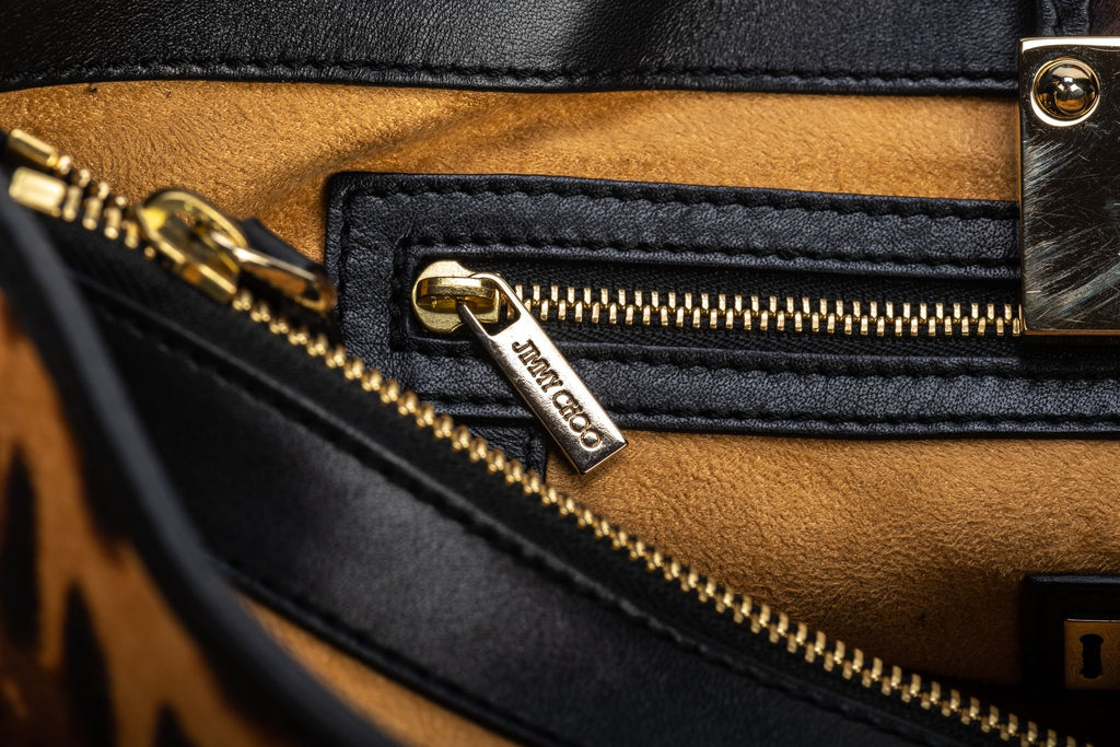 Jimmy Choo Cheetah Pony Hair Bag New