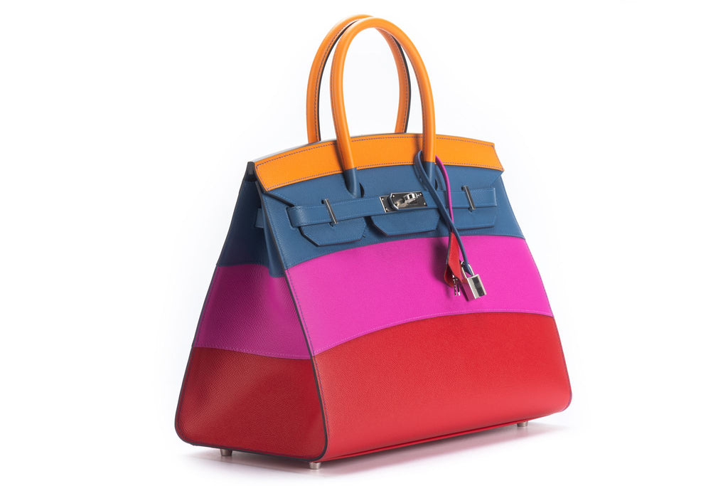 Hermes Sunset Rainbow Sellier Birkin 35