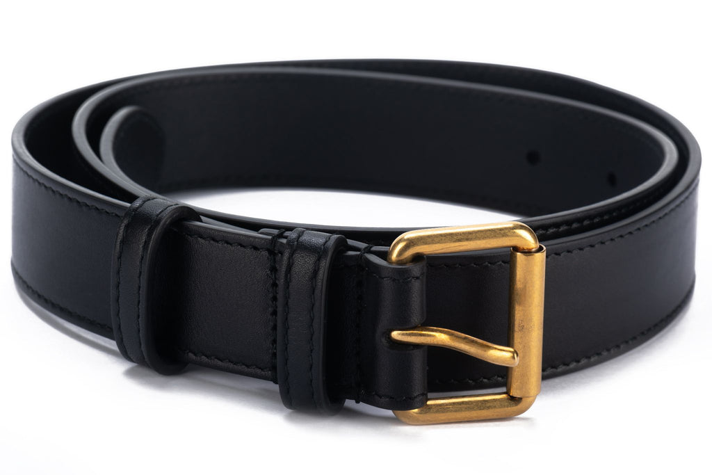 Gucci New Black Gold Marmont Fanny Pack