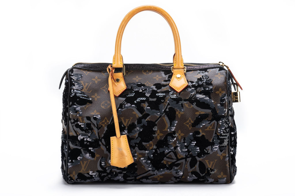 Vuitton Lim.Ed. Black Sequin Speedy Bag