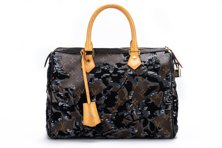 Vuitton Lim.Ed. Black Sequin Speedy Bag