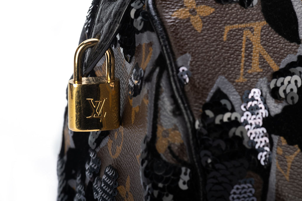 Vuitton Lim.Ed. Black Sequin Speedy Bag