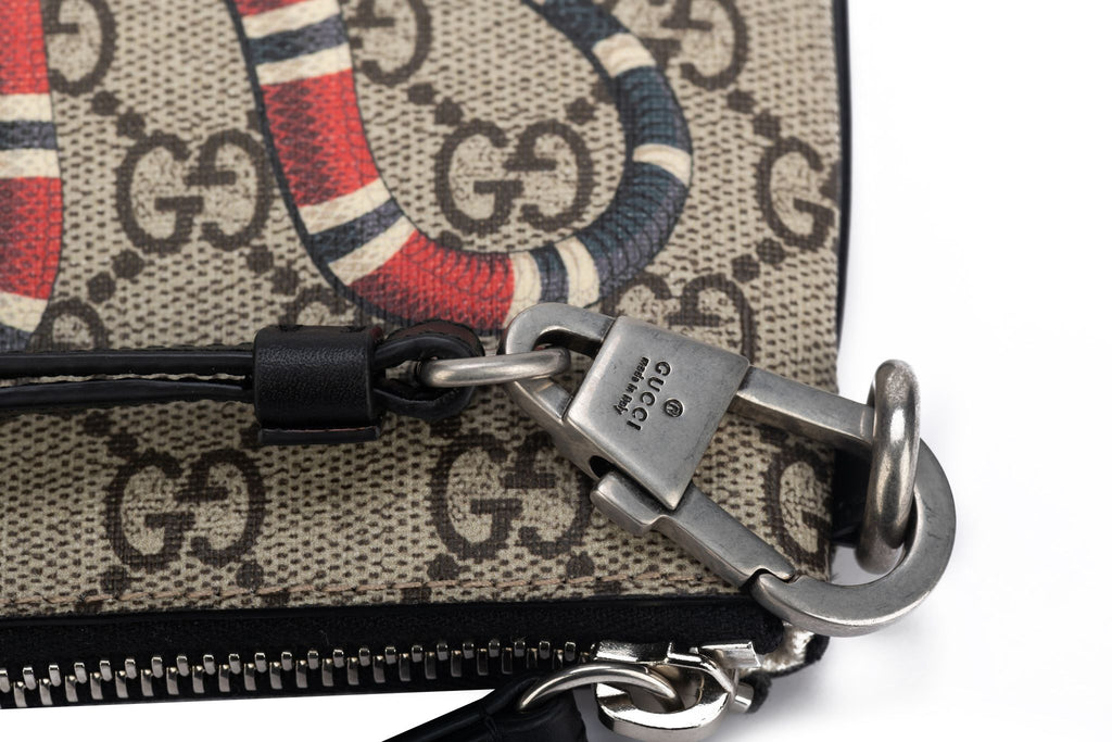 Gucci Lim.Ed. Monogram Snake Wristlet