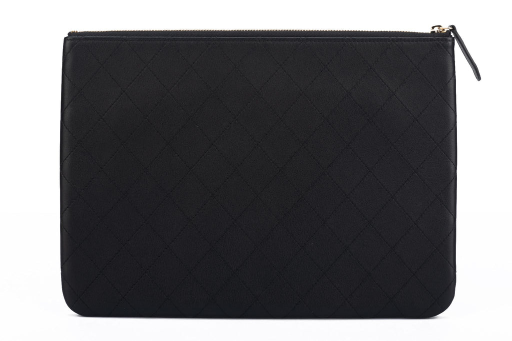 Chanel BNIB Black Quilted Clutch
