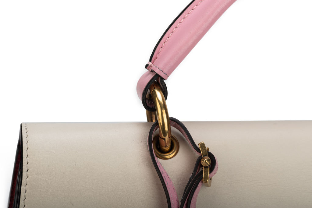 Gucci Preloved Striped Trapeze Jewel Bag