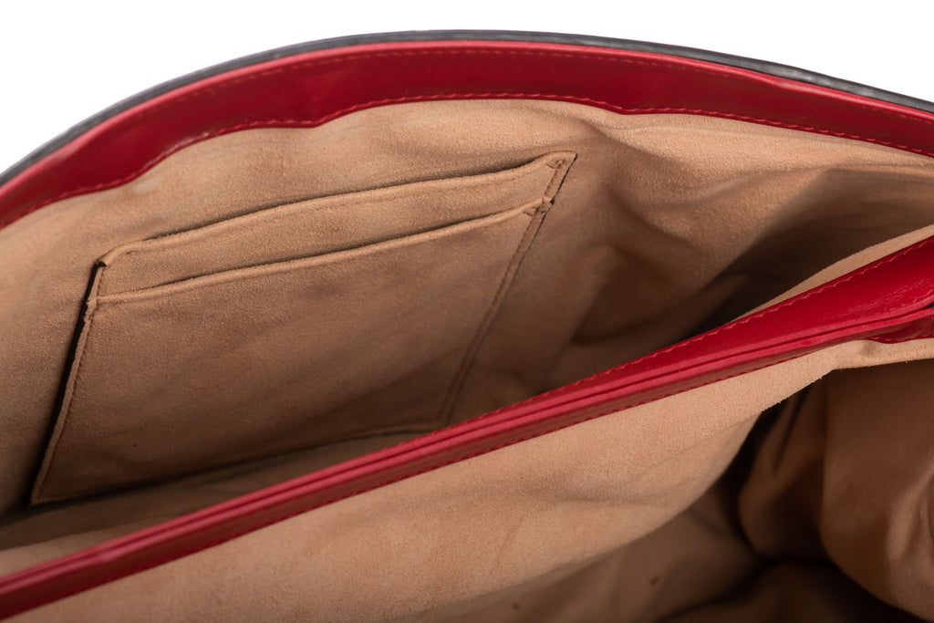 Gucci Preloved Striped Trapeze Jewel Bag