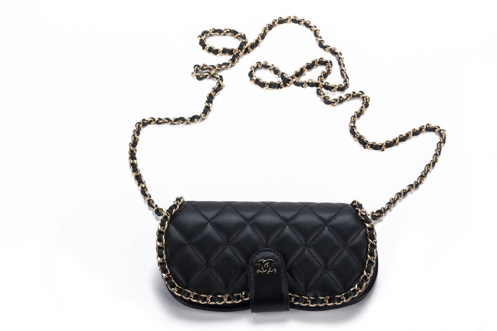 Chanel BNIB Black Sunglasses Case /Bag