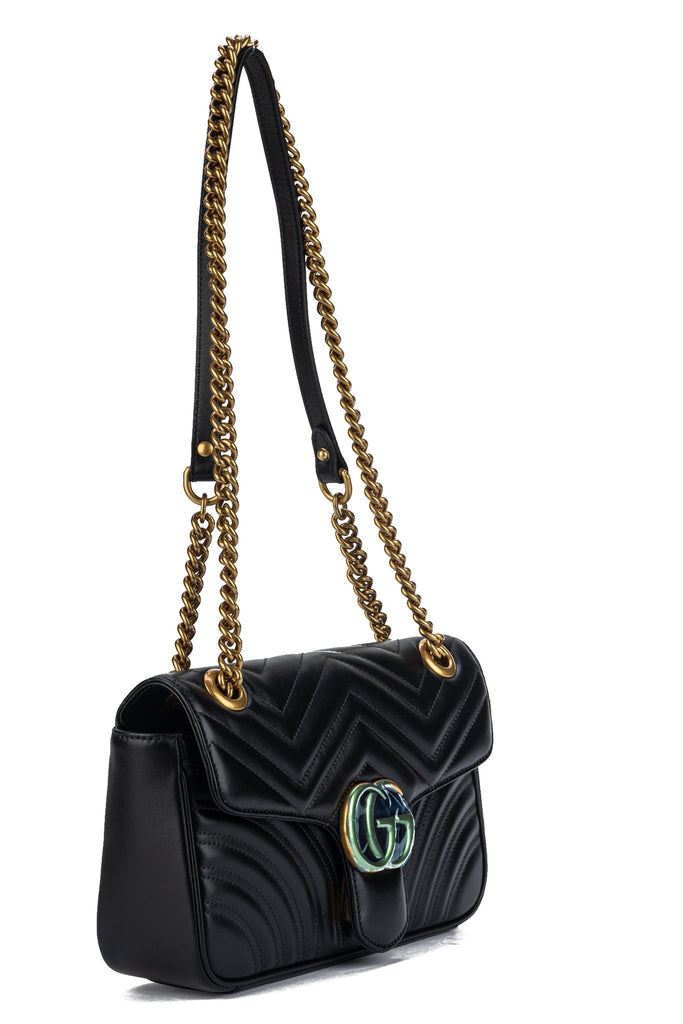 Gucci New Black Marmont Medium Bag