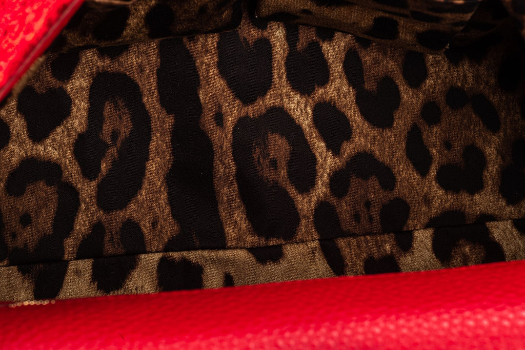 Dolce New Large Red Macrameâ™ Bag