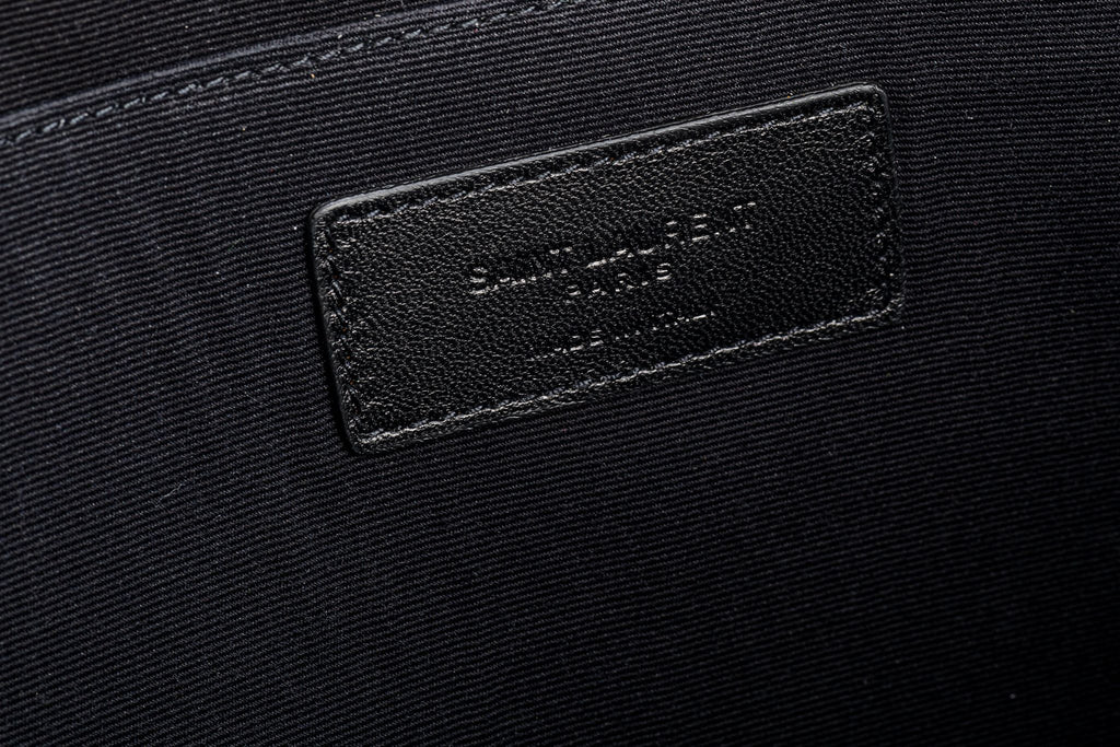 YSL New Sunset Black Leather Clutch