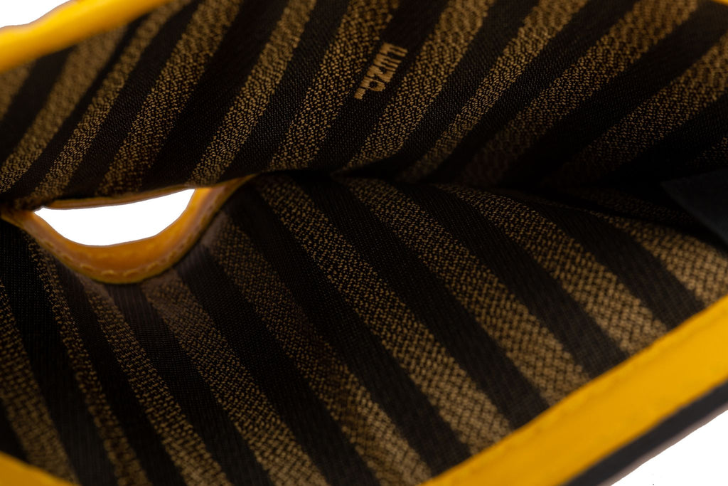 Fendi BNIB Yellow/White Vertigo Wallet