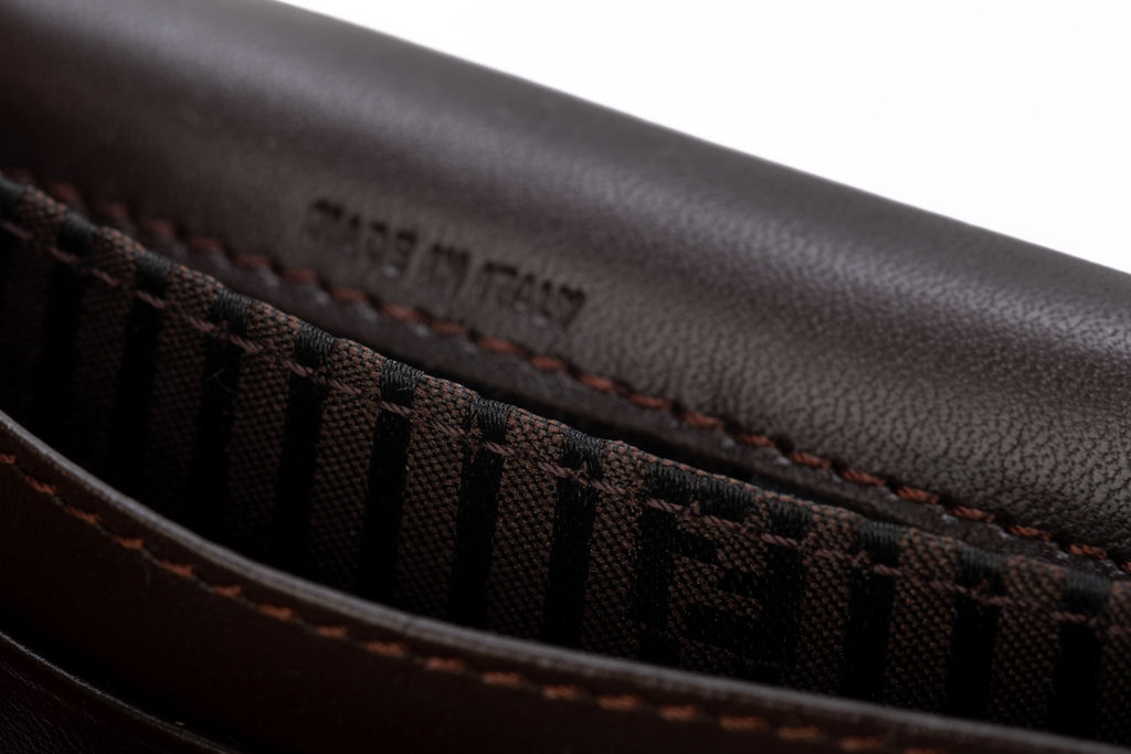 Fendi NIB Burgundy Veal Wallet