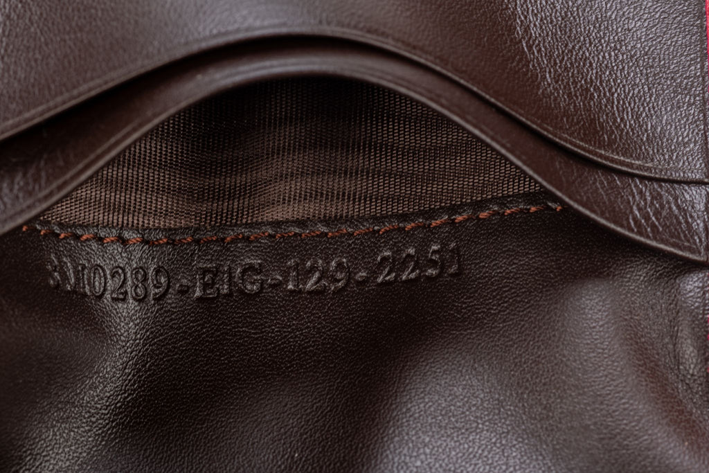 Fendi NIB Burgundy Veal Wallet