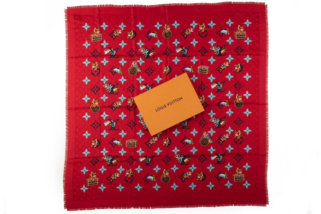 Vuitton NIB Year of the tiger shawl
