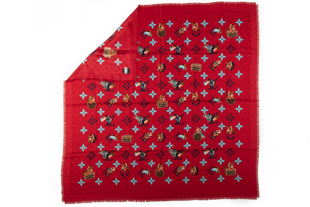 Vuitton NIB Year of the tiger shawl