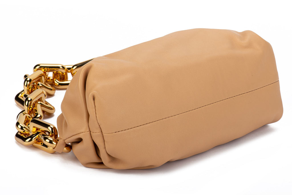 Bottega Veneta Almond Teen Chain Pouch