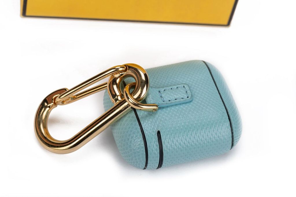 Fendi Air Pod Case  Light Blue NIB
