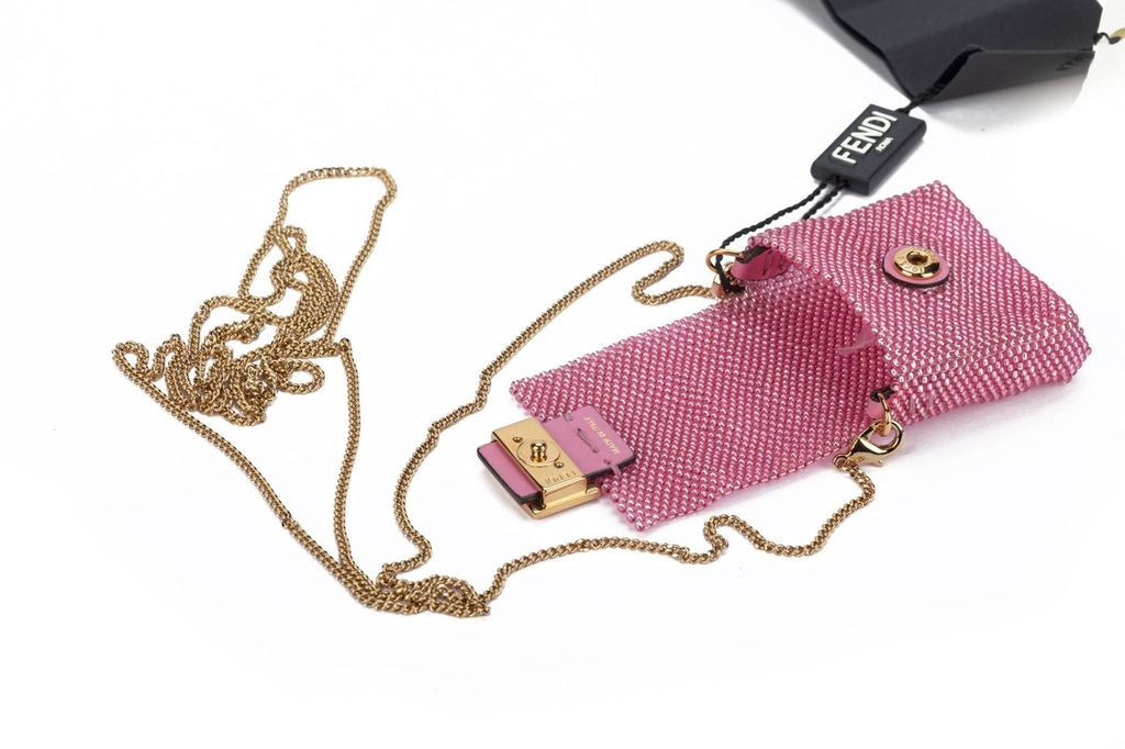 Fendi Micro Baguette Seabeds Pink NIB