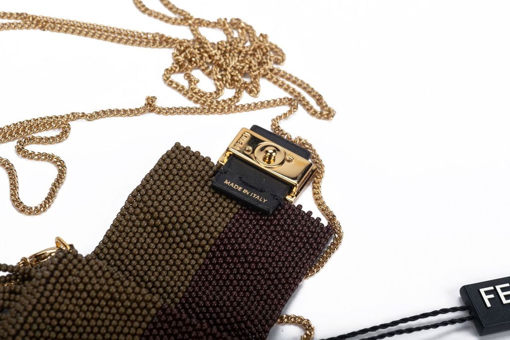 Fendi Micro Baguette With Fringes NIB