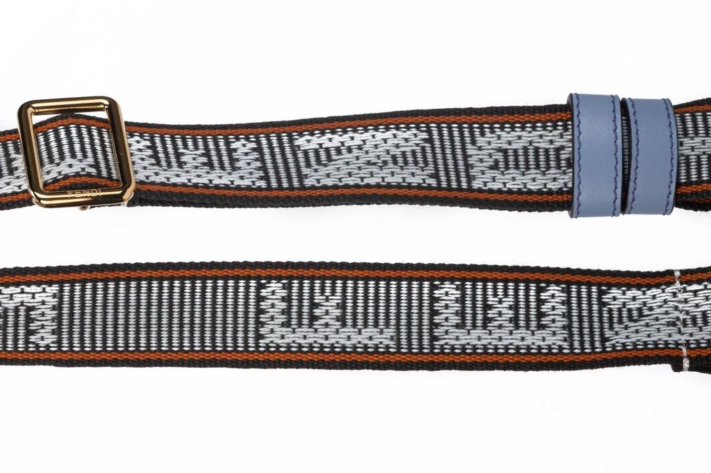 Fendi Bag Necklace Light Blue NIB