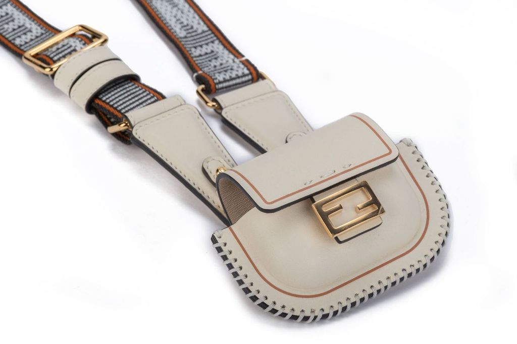 Fendi Micro Necklace Bag Nata BNIB