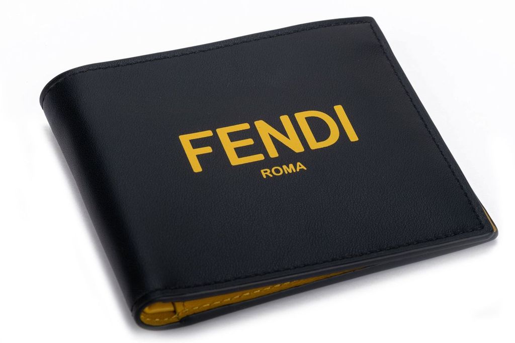 Fendi Bifold Wallet Black/Yellow